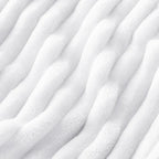 Bedsure GentleSoft White Full Blanket for Bed - Cozy Soft Blankets for Women, Cute Large Throws for Girls, Bright White, 84x90 Inches
