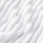 Bedsure Full Size Fleece Blankets for Bed Bright White 84"x90"