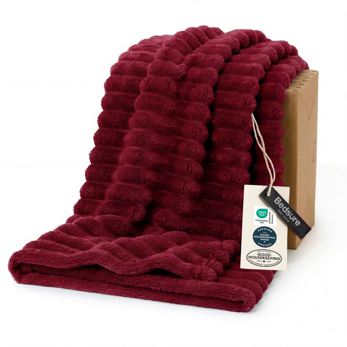 Bedsure Soft Throw Blanket for Couch Decor Gifts Lavender Fog 50"x60"