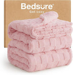 Bedsure GentleSoft King Size Blanket for Bed - Super Soft Cozy Blankets, Large Fuzzy Fleece Throw for Bedroom Decor, Pink,108x90 Inches