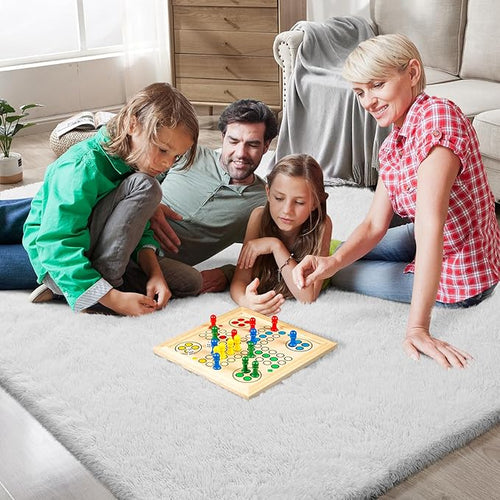 10X14 Large Area Rugs for Living Room Bedroom,White Big Shag Rug for Bedroom Dorm,Soft Fluffy Indoor Carpet Plush Rugs for Living Room Home Decor (White, 10X14 Feet)