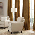 RYB HOME Velvet Curtains 102 inches Long, Extra Long High Ceiling Curtains
