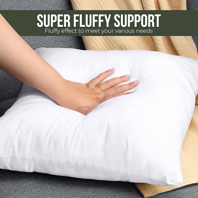 Utopia Bedding Throw Pillows, 18x18 Pillow Inserts, Pack of 1, White