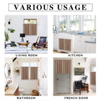 RYB HOME Short Blackout Curtains for Small Window Kitchen Bathroom Cafe RV