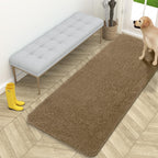 OLANLY Dog Door Mat for Muddy Paws 59x24, Super Absorbent Chenille Mud Mat