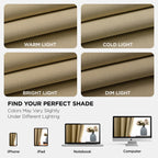 Joydeco Long Blackout Curtains for Bedroom 108 Inch 2 Panels with Grommet