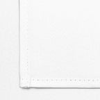 Yakamok Pure White Curtains 45 Inch Length, Grommet Top Small Window Drapes for Living Room/Bedroom(52 Inch Width, 2 Panels)