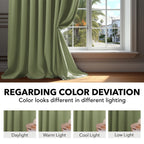 Deconovo Blackout Curtains for Bedroom, Living Room Curtains 84 Inches Long