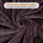 TOONOW Fleece Blanket Super Soft Cozy Throw Blanket 50" x 60", Lightweight Fuzzy Comfy Textured Flannel Blanket Warm Plush Throw Blankets for Couch, Sofa, Bed, Purple