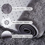 Chicrug Soft Runner Rugs for Bedroom Living Room Plush Fluffy Rug 2x4