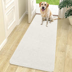 OLANLY Dog Door Mat for Muddy Paws 70x24, Super Absorbent Chenille Mud Mat