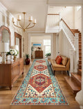 SERISSA 3x8 Washable Non Slip Boho Runner Rug for Hallway，Orange