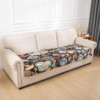 hyha Printed Couch Cushion Covers, Sofa Covers Washable for 3 Cushion Couch