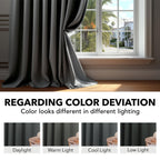 Deconovo Blackout Curtains for Bedroom 108 Inches Long
