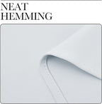 NICETOWN Room Darkening Draperies Curtains, Window Treatment Thermal Insulated Grommet Room Darkening Curtains/Drapes for Bedroom (Greyish White, 2 Panels, 34 by 72)