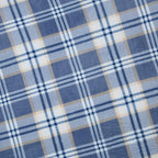 PU MEI Sherpa Blanket Twin Plaid Thick Bed Blanket, 60”*80” Super Soft Flannel Fuzzy Fleece Reversible Velvet Plush Warm Blanket for Couch (Blue White Check)