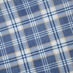 PU MEI Sherpa Blanket Queen Plaid Thick Bed Blanket, 80”*90” Super Soft Flannel Fuzzy Fleece Reversible Velvet Plush Warm Blanket for Couch (Blue White Check)