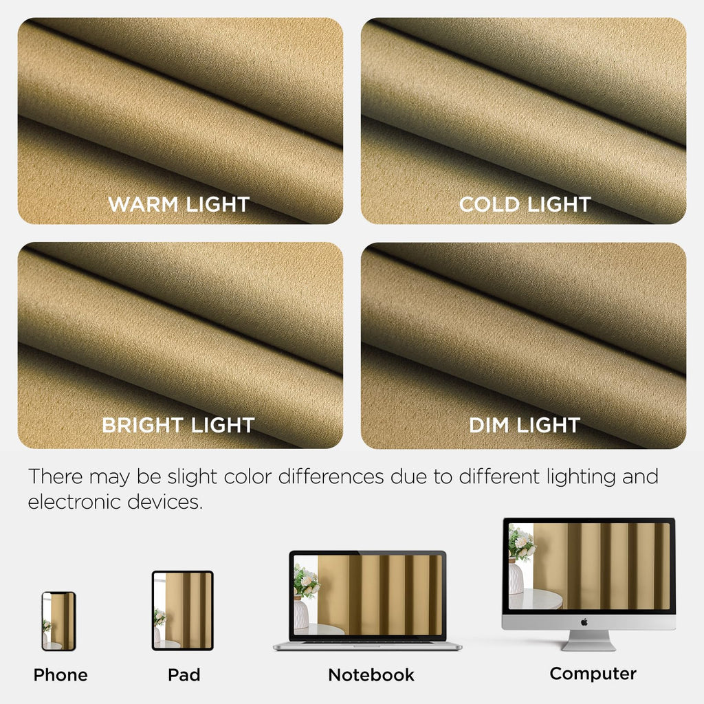 Joydeco Door Curtain Blackout Curtains for Doorway Privacy Closet Drapes
