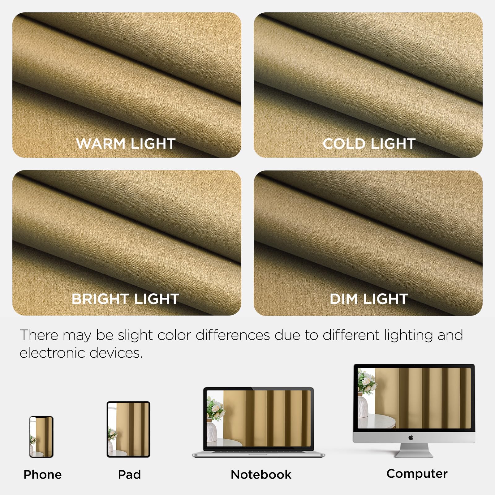 Joydeco Door Curtain Blackout Curtains for Doorway Privacy Closet Drapes
