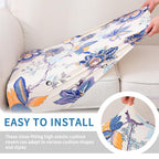 hyha Printed Couch Cushion Covers, Sofa Covers Washable for Cushion Couch