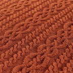 50x70 Inch Rust Throw Blanket - Soft & Fluffy Fleece, Cute & Aesthetic, Perfect for Sofa, Couch, Chair, Bed, Living Room & Bedroom, All-Season Use, Plush & Cozy Decorative Blanket