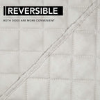 Easy-Going Reversible Couch Cover, Oversized Recliner, Ivory/Ivory
