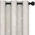 Deconovo Living Room Curtains 72 Inches Long, Blackout Curtains for Bedroom