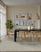 Latte&Fog 5x7 Area Rugs for Living Room Bedroom, Beige Modern Abstract Washable Rug, Boho Non Slip Low Pile Carpet for Indoor Dining Room, Office, Dorm, Classroom, Farmhouse and Kids Room - Beige