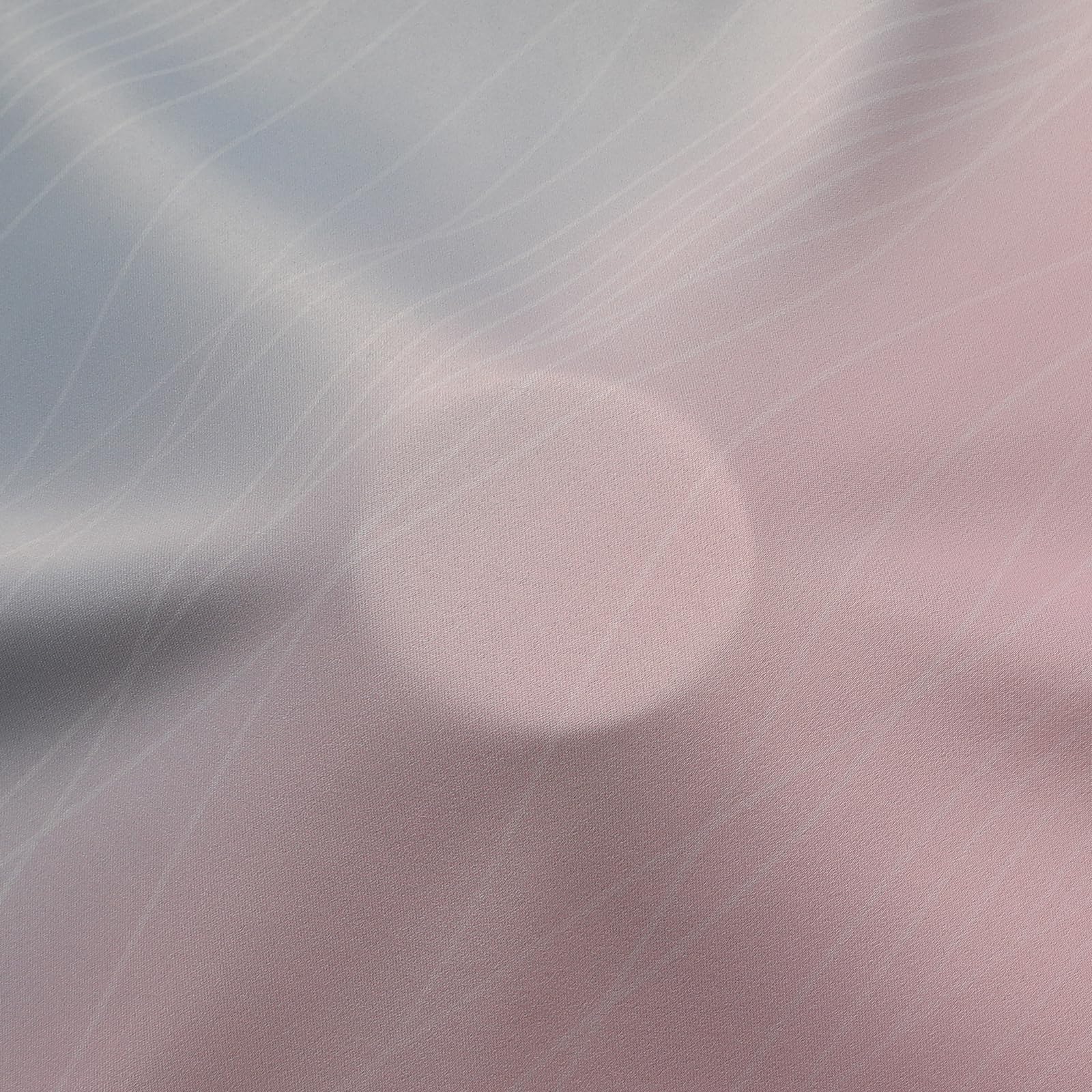 Pink and Grey Ombre Blackout Curtains for Bedroom 45 Inch Long 2 Panels
