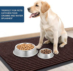 OLANLY Front Door Mat Indoor Outdoor Entrance, 2-Pack 71 x 47 Inch, Waterproof Heavy Duty Doormat, Fade Resistant, Low Profile, Easy Clean Patio Porch Welcome Floor Mats for Entry, Brown