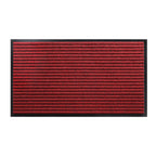 Yimobra Front Door Mat Outdoor Indoor Entrance, 100% Waterproof All-Season All Weather Doormat, Welcome Matt Outside Entry, Non Slip, Low Profile, Heavy Duty Patio Porch Floor Mats,36 x 17,Black Red