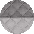 PureFit Reversible Quilted Sofa Cover, Water Resistant Slipcover Furniture Protector, Washable Couch Cover with Non Slip and Elastic Straps for Kids, Dogs, Pets (XX Large, Gray/Light Gray)