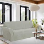U-NICE HOME Oversized Stretch Couch Cover Slipcover, Taupe