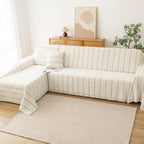 KaviKon Couch Cover for Sofa, Boho Sofa Covers Washable 3 Cushion for Dogs