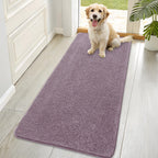 OLANLY Dog Door Mat for Muddy Paws 70x35, Super Absorbent Chenille Mud Mat
