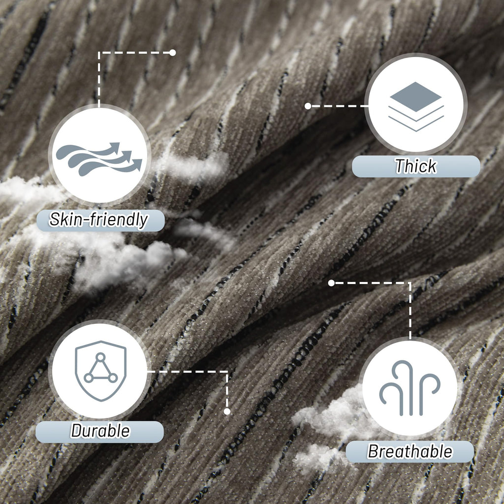 MYSKY HOME Couch Covers for 2 Cushion Couch Sofa, Chenille L Shape Sectional Couch Cover - Pet-Friendly, Machine Washable, Non-Slip Sofa Protector for Dogs, Kids, 71"x118", Sand