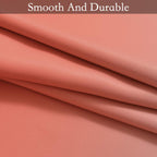 SimpleHome Ombre Coral to Grey White Curtains for Living Room 52Wx84L