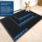 OLANLY Front Door Mat 29.5x17, Waterproof Heavy-Duty Indoor Outdoor Doormat