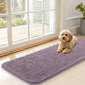 OLANLY Dog Door Mat for Muddy Paws 47x17, Super Absorbent Chenille Mud Mat