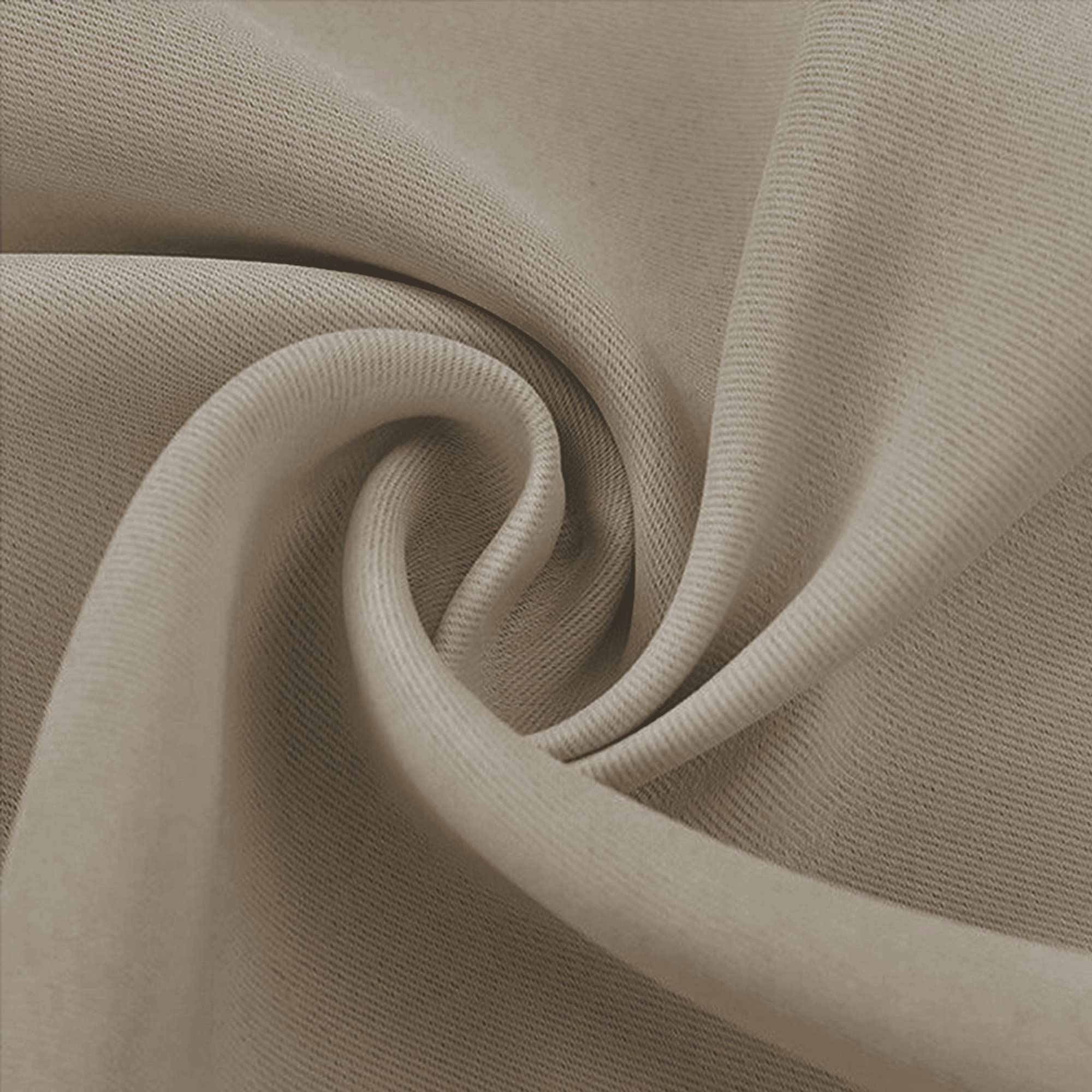 NICETOWN Taupe Blackout Curtains Panels for Bedroom, 2 Panels, 52 x 92 Inch, 3 Pass Microfiber Noise Reducing Thermal Insulated Solid Ring Top Blackout Window Drapes