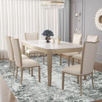 XLUEZ 6x9 Area Rugs for Living Room, Washable Modern Abstract Large Area Rug Neutral Soft Non Slip Kids Rug Stain Resistant Indoor Carpet for Bedroom Nursery Dining Room Playroom(Grey, 6'x9')