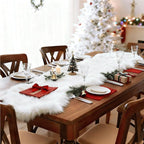duduta White Faux Sheepskin Runner Rugs 2x6 ft, Fluffy Shag Rug for Bedroom Hallway Fur Sofa Couch Covers Non Slip