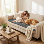Smiry Couch Cover for Dogs, Non Slip Washable Sofa Protector for Pets