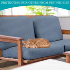 14 Piece Outdoor Cushion Covers, Patio Sofa Cushion Covers, Stretch Fit