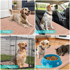 OLANLY Dog Door Mat for Muddy Paws 54x24, Super Absorbent Chenille Mud Mat