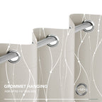 Deconovo Living Room Curtains 54 Inches Long, Blackout Curtains for Bedroom