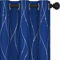 Deconovo Living Room Curtains 90 Inches Long, Blackout Curtains for Bedroom
