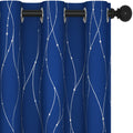 Deconovo Living Room Curtains 90 Inches Long, Blackout Curtains for Bedroom