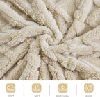 Aganear King Size Blanket - Portable, Breathable & Skin-Friendly for Couch, Sofa, Bed, Office (108"x90", Khaki)
