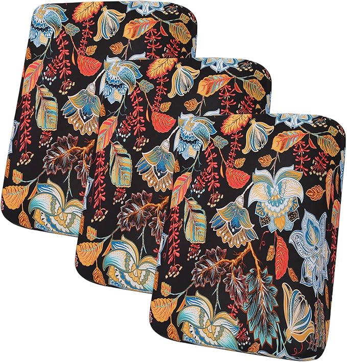 hyha Printed Couch Cushion Covers, Sofa Covers Washable for 3 Cushion Couch